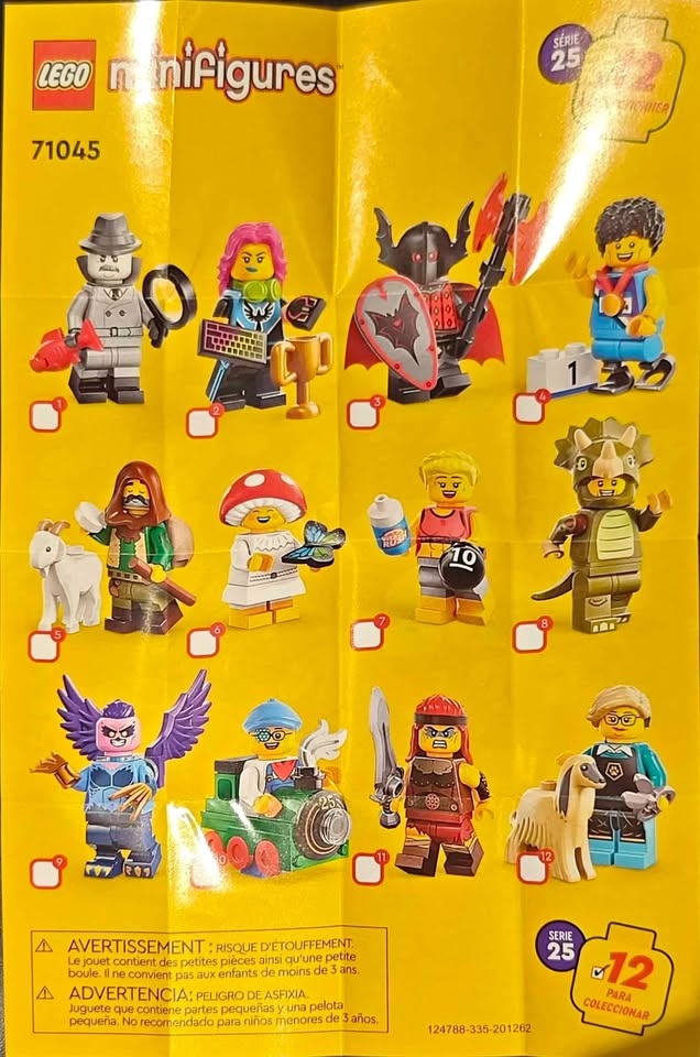 Lego CMF Minifigures Series 25 (71045) - Retired