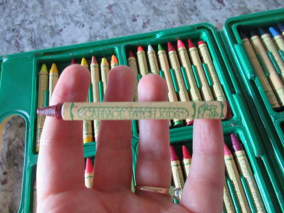 Vintage Cabbage Patch Kids Crayon Case - 1980s - photo 4