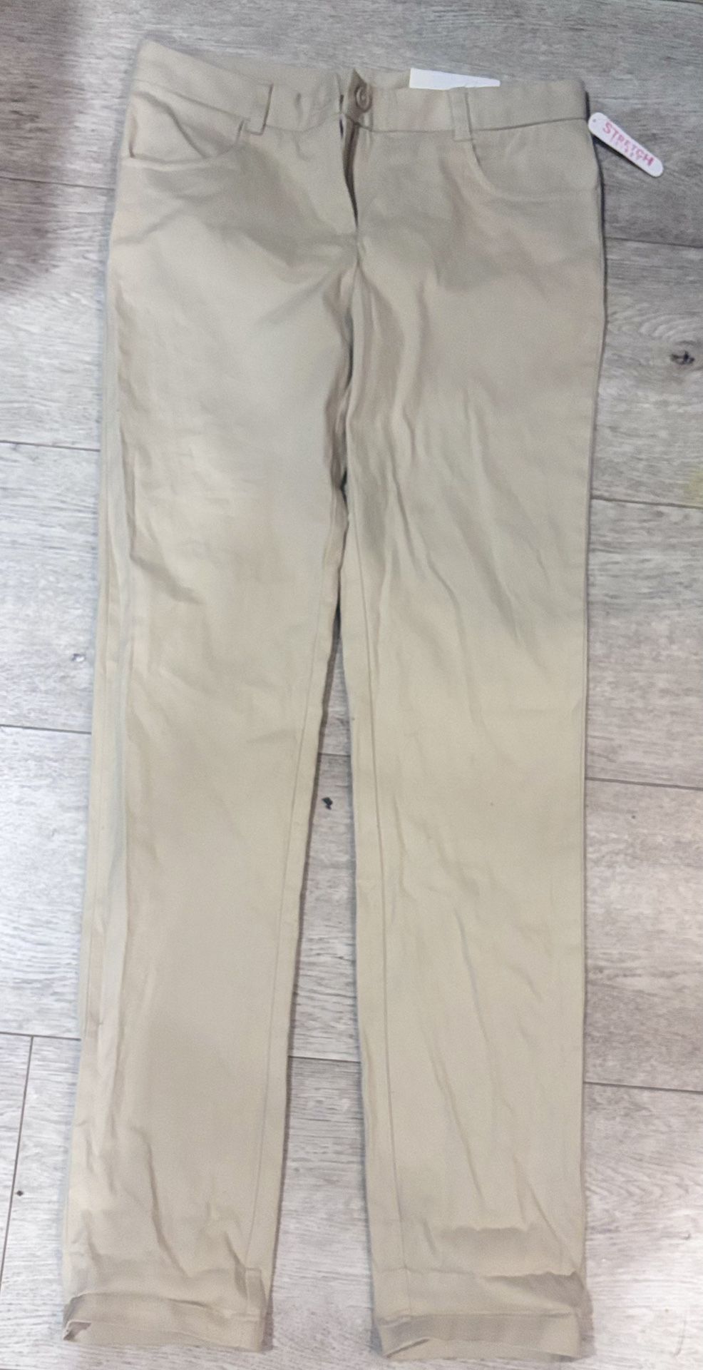 IZOD Schoolwear Khaki Pants - Size 7 Reg Stretch Skinny Fit - Ne - photo 3