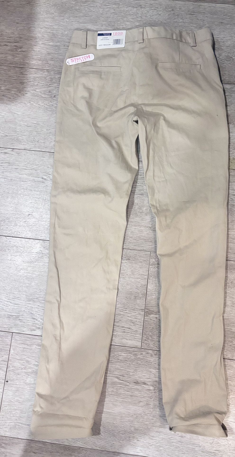 IZOD Schoolwear Khaki Pants - Size 7 Reg Stretch Skinny Fit - Ne - photo 4