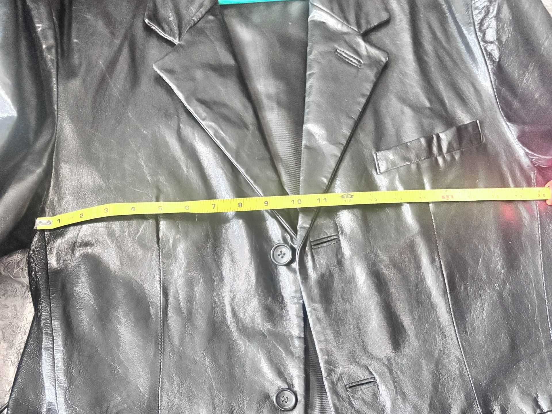 Albert Duke New York Vintage Black Leather Jacket Men's XL - photo 4