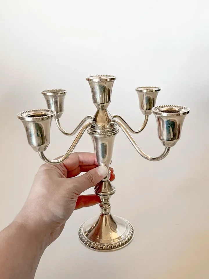 Duchin Creations Sterling Silver Candelabra Five Arm Convertible - photo 4