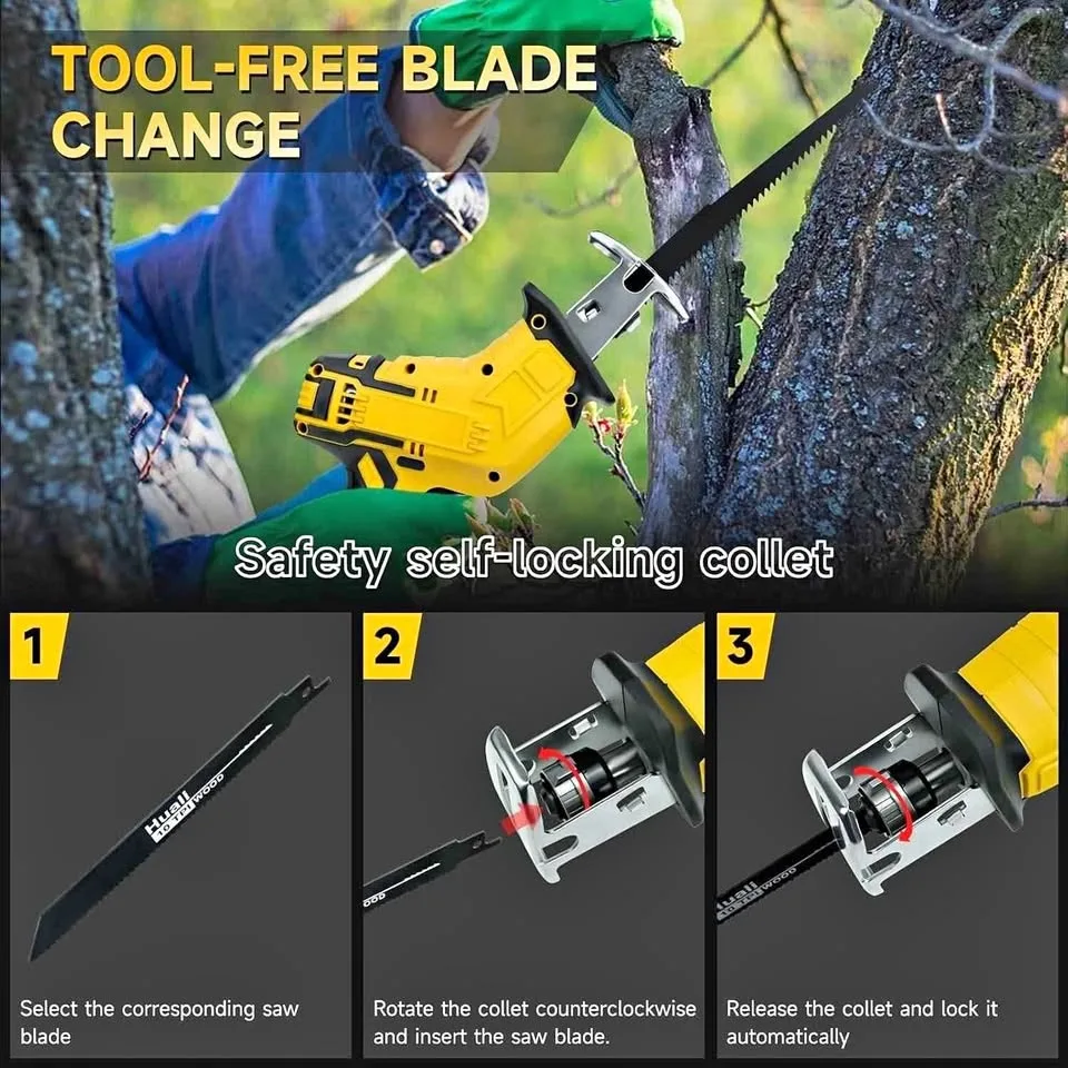 Cordless Reciprocating Saw for DeWalt 20V Battery thumbnail
