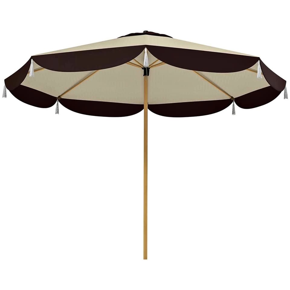 Outsunny 9FT Patio Umbrella UPF 50+ Vented