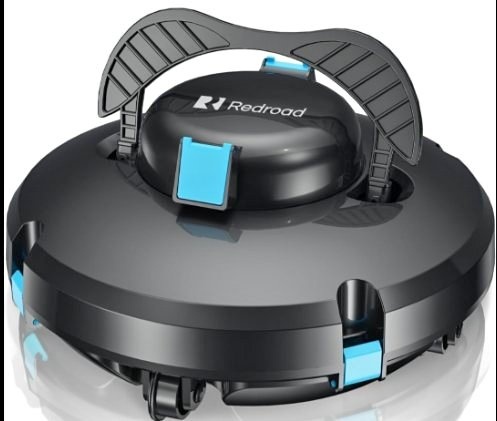 New Cordless Pool Vacuum Robot, Lasts 130 Mins, Self-Parking