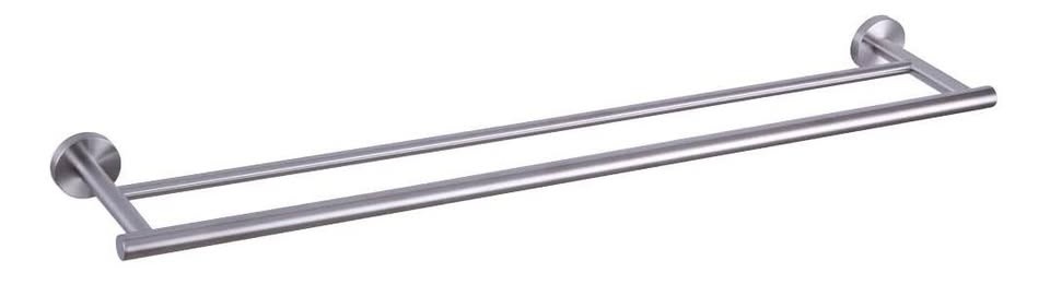 Double Towel Bar Towel Holder Bathroom Organizer - photo 2