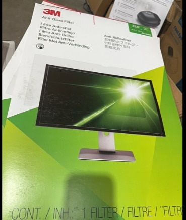 3M Anti-Glare Computer Screen Filter 23.6" Monitor - photo 2