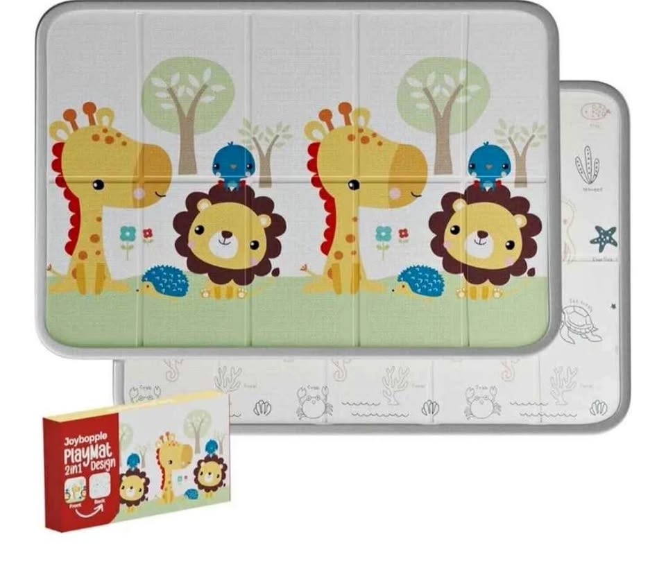 Play mat for babies (double sided and foldable)