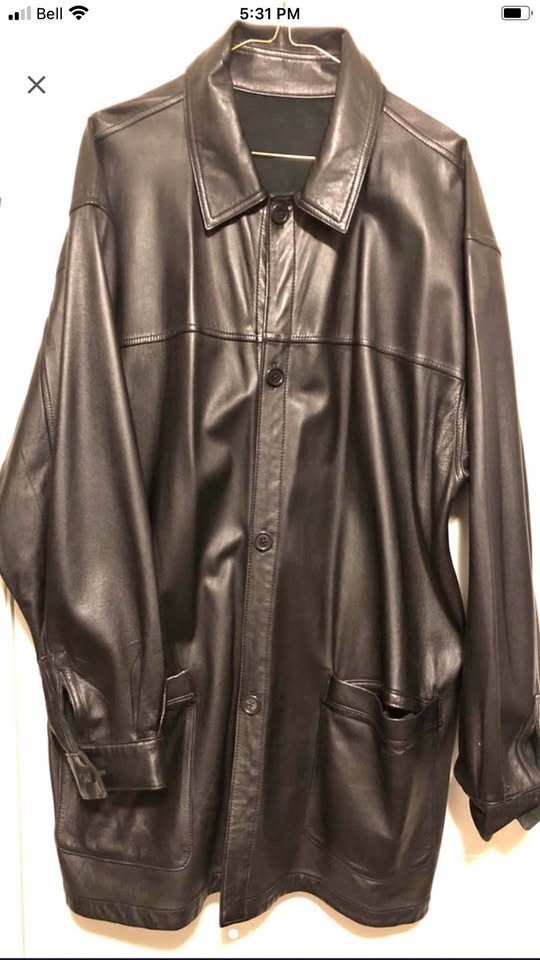 Bernini Beverly Hills Reversible Men's Leather Jacket (2XL)