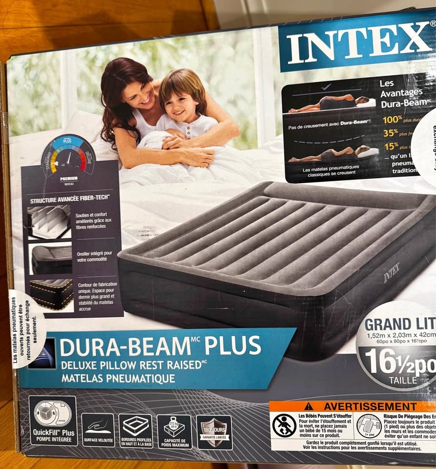 Intex Dura-Beam Plus Air Mattress - Queen