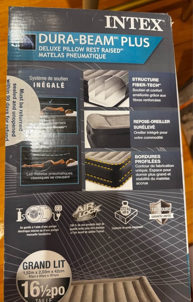Intex Dura-Beam Plus Air Mattress - Queen - photo 3