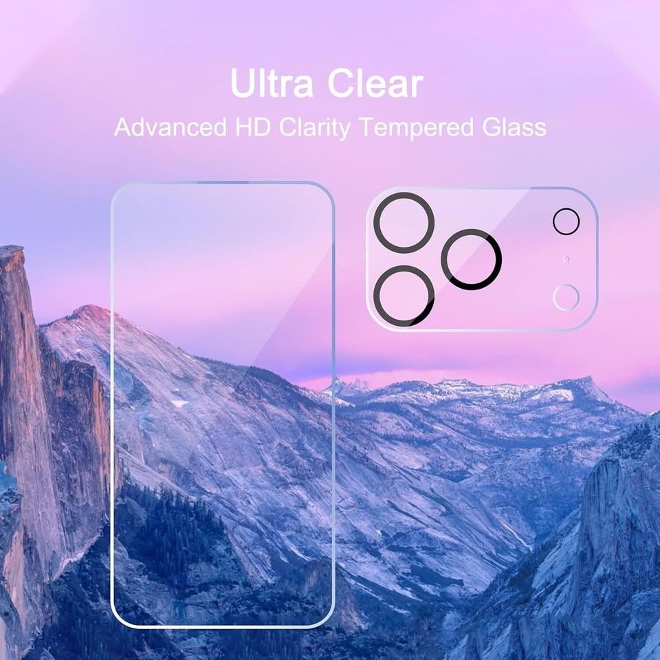 6Pk Glass Screen/Lens Protectors for iPhone 17 Pro - photo 3