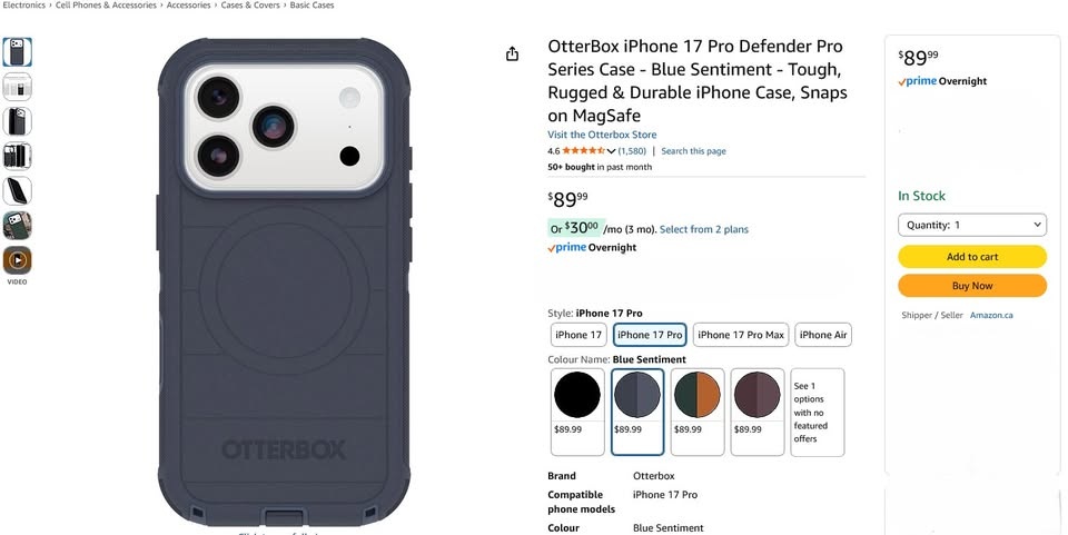 OtterBox Defender Pro for iPhone 17 Pro - photo 2