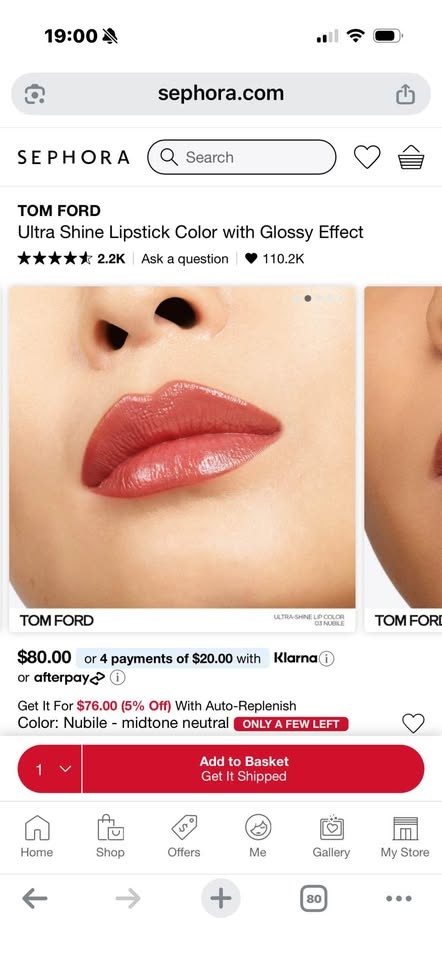 Tom Ford Ultra Shine Lip Colour - Brand New - photo 2