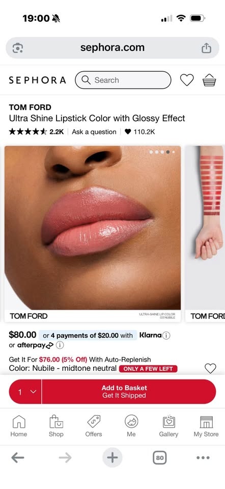 Tom Ford Ultra Shine Lip Colour - Brand New - photo 3