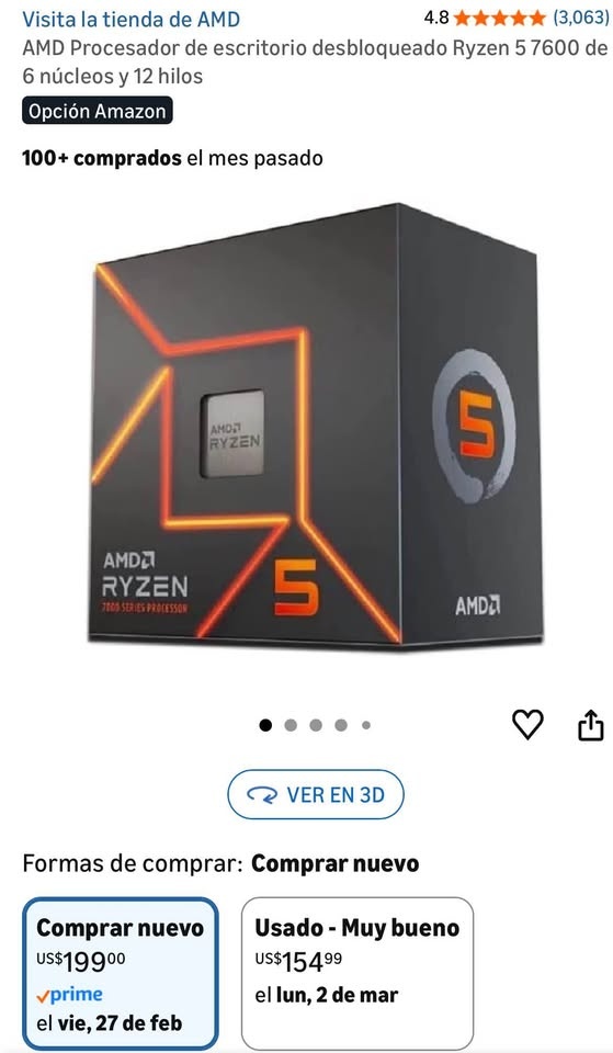 Ryzen 5 7600 (7000 Series) - Great for Gaming & Productivity - photo 4