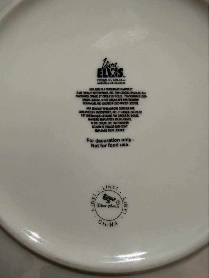 Viva Elvis Cirque du Soleil Collectible Decorative Plate - photo 4