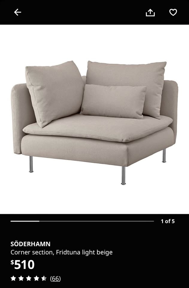 Ikea Söderhamn Corner couch - photo 4