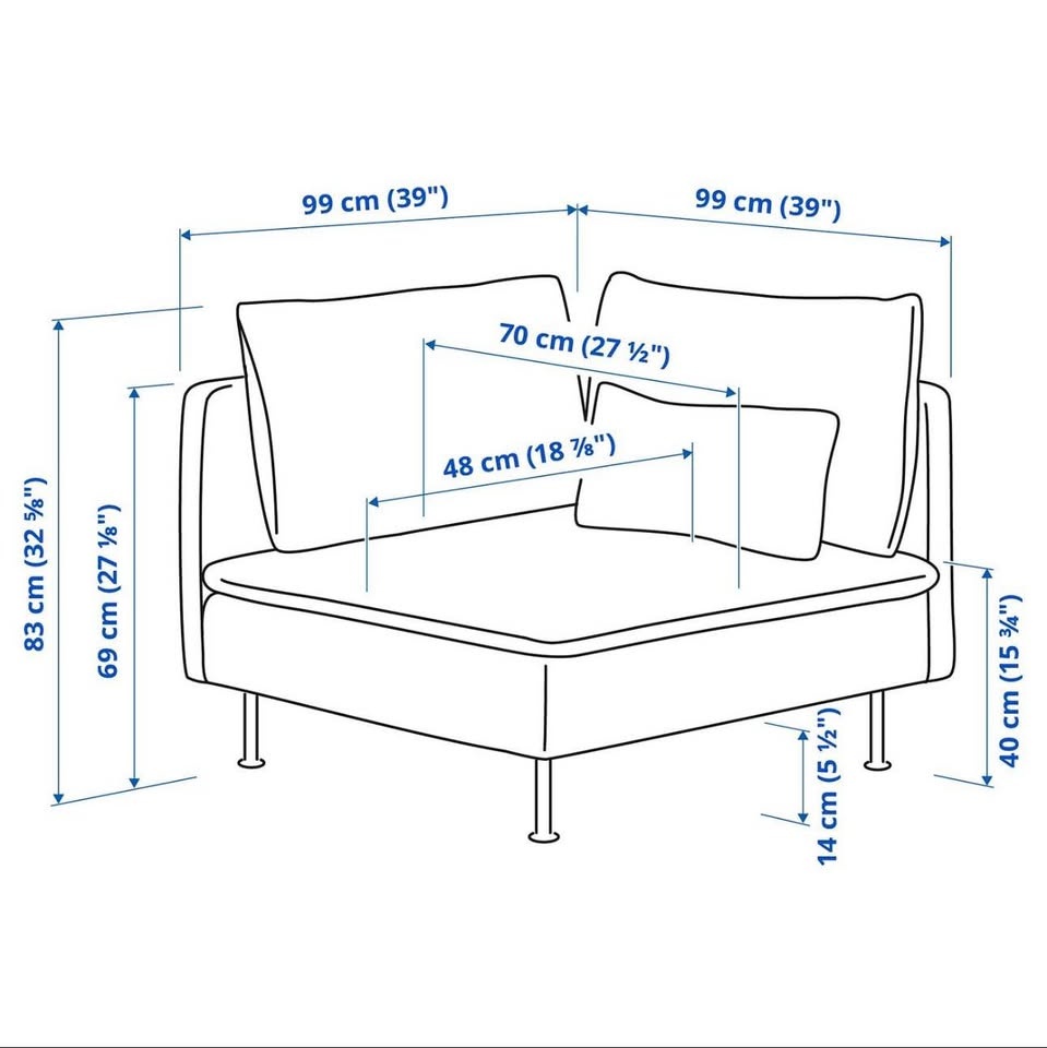 Ikea Söderhamn Corner couch - photo 5