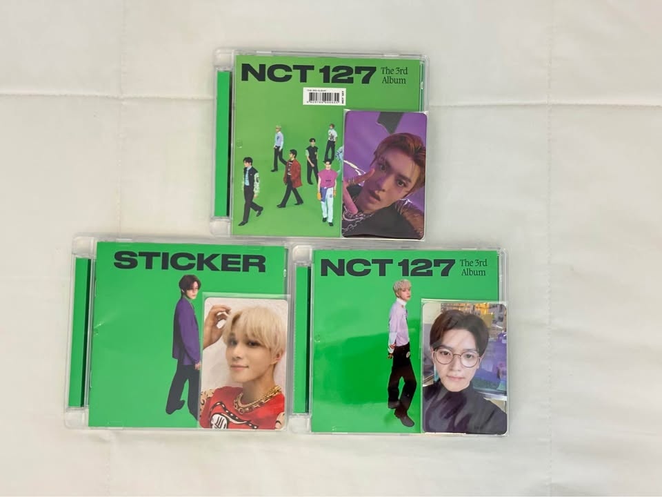 NCT 127 3rd Album Sticker Jewel Case Ver. (Group/Yuta/Jungwoo)