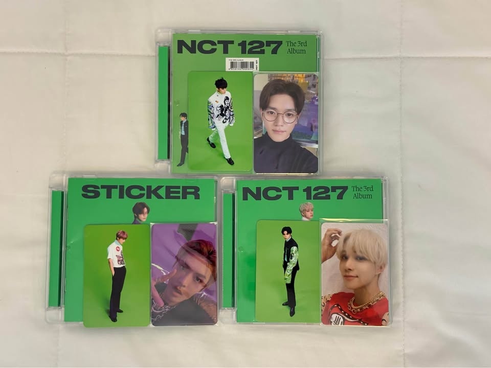 NCT 127 3rd Album Sticker Jewel Case Ver. (Group/Yuta/Jungwoo) - photo 3