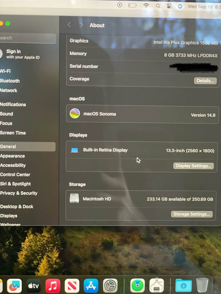 MacBook Air A2179 (2020) – 13.3” Retina, 8GB RAM, 250GB SSD - photo 2