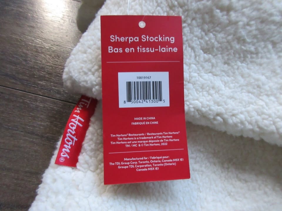 Tim Hortons Sherpa Stocking - photo 4