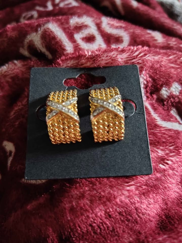 Vintage Jonette Jewelry Six-Row Rope Clip-On Earrings - photo 5