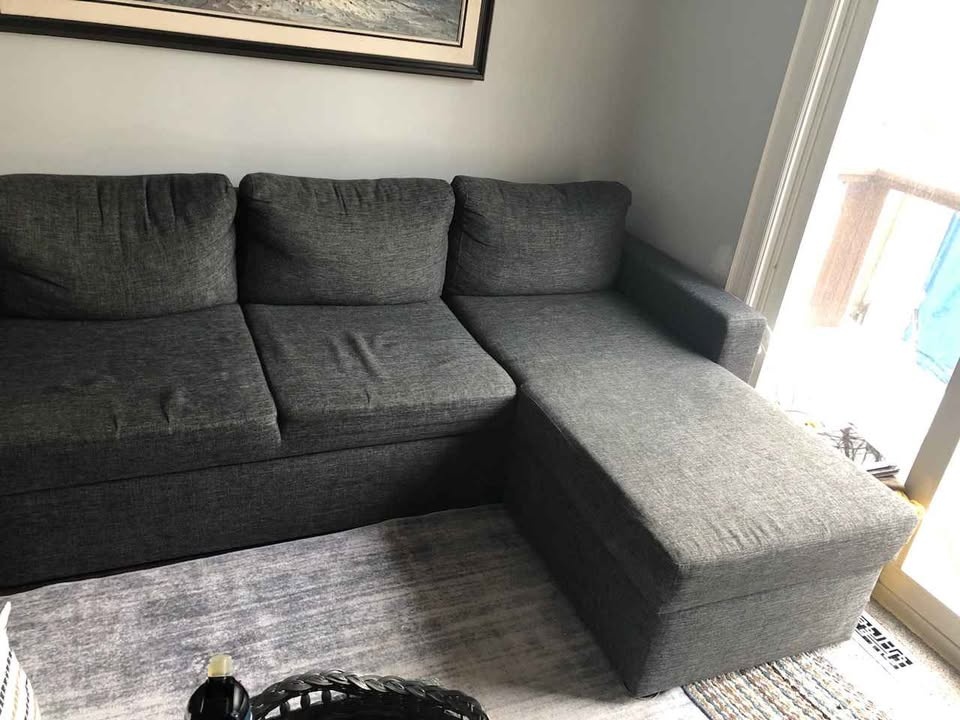 Jysk Sofa Bed Couch with Storage - photo 2