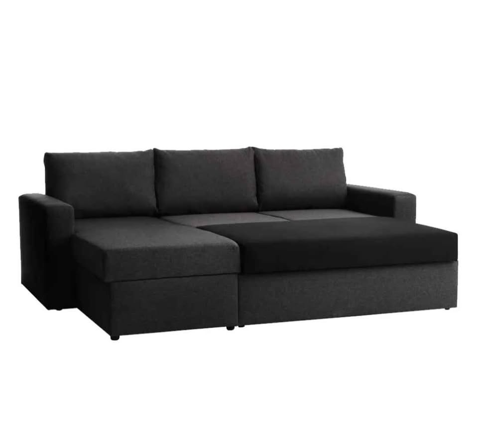Jysk Sofa Bed Couch with Storage - photo 3
