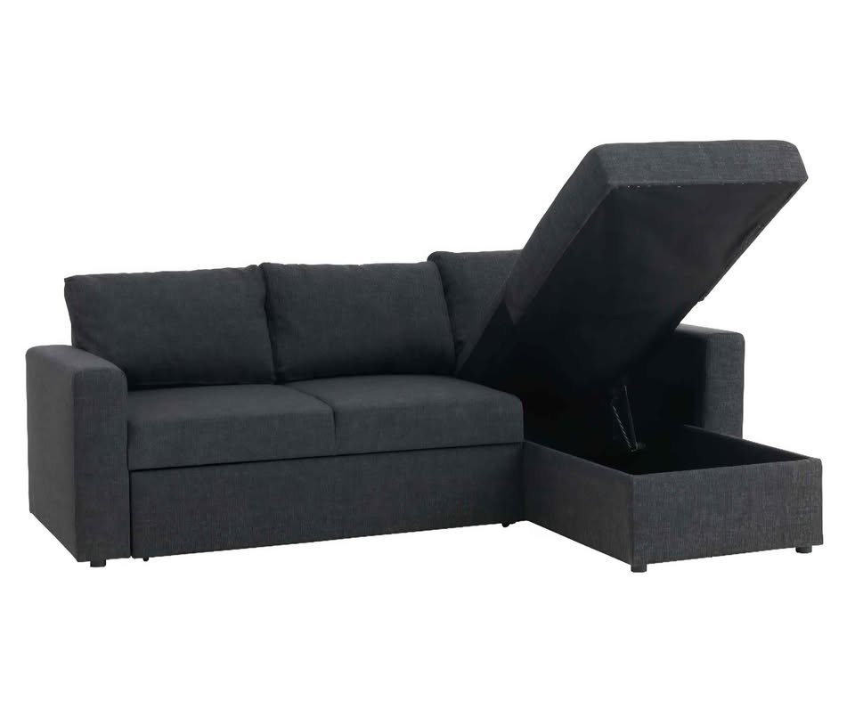 Jysk Sofa Bed Couch with Storage - photo 4