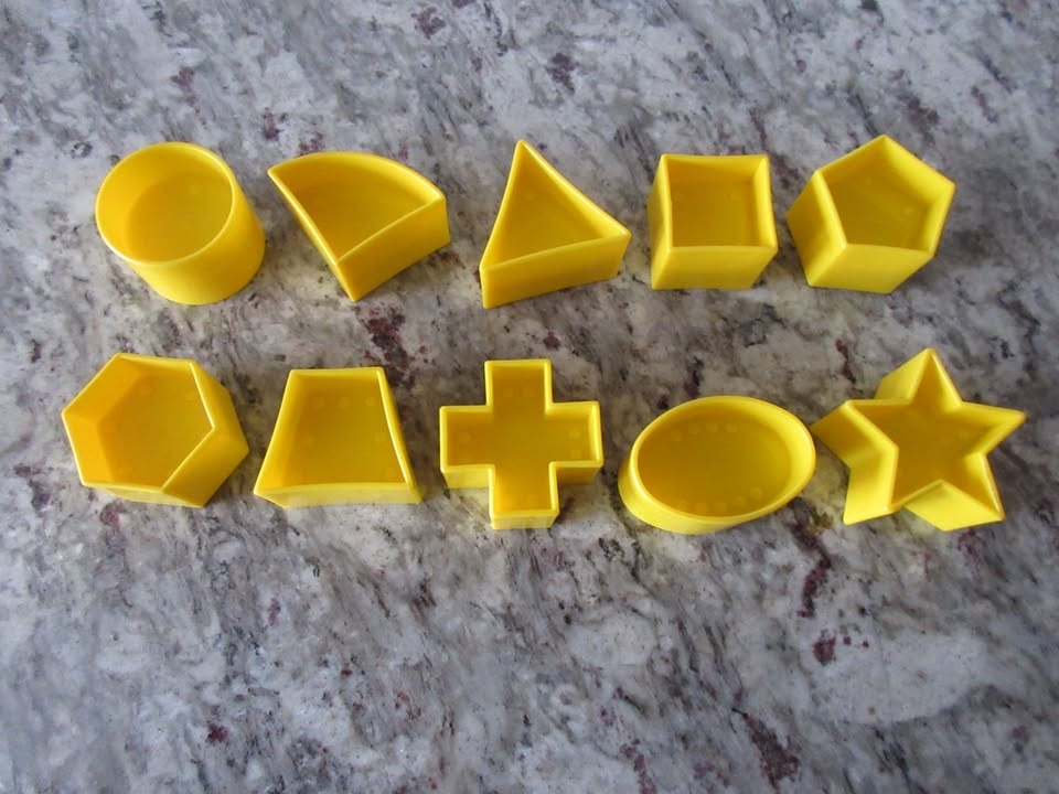 Vintage Tupperware Shape-O Toy Shape Replacements - Shapes Only - photo 2