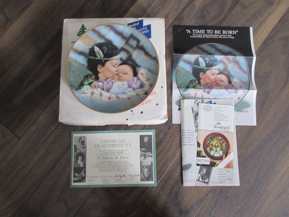 March of Dimes Collectors Plates - photo 3