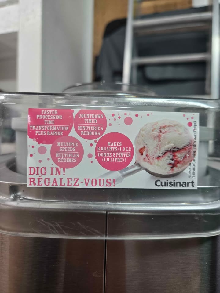 Cuisinart Ice Cream Maker Machine ICE-70C - $100 - photo 3