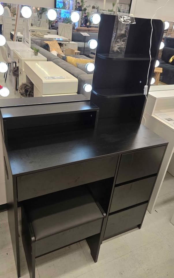 Beautiful Vanity Desk w Chair & Lights - $260 Firm - photo 2