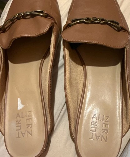 Naturalizer Kayden Brown Leather Mules Classic Style - photo 2