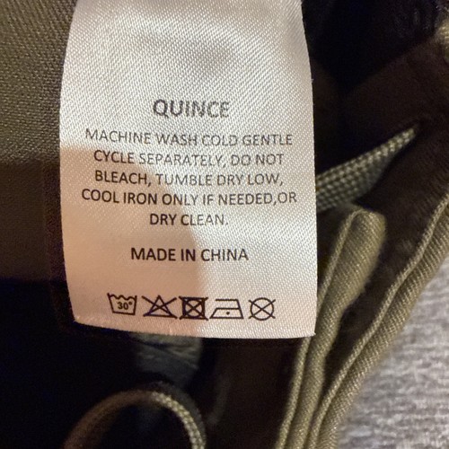Quince Men's Ultra Stretch Chino 32x30 Olive - photo 2