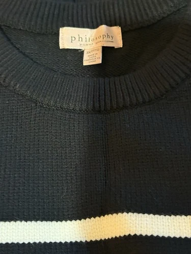 Philosophy Woman Republic Clothing Size 3X Pink & White Striped - photo 3