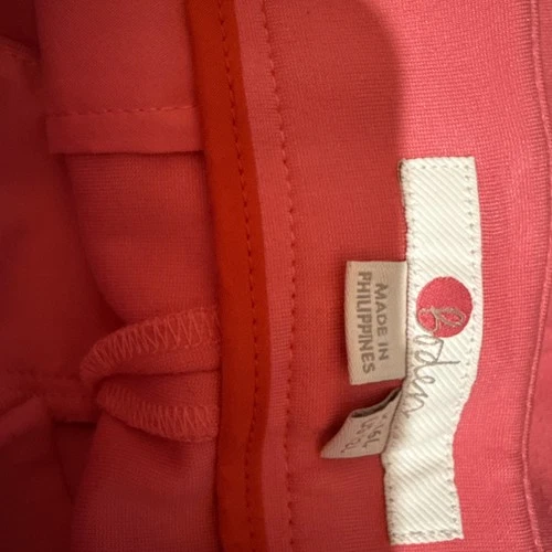 Boden Women's High Rise Pants Pink/Coral Rose, Size 12 L - photo 2