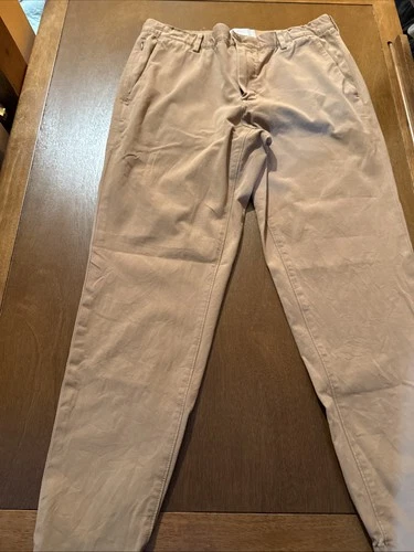 Everlane Pants Mens 32 Brown Chino Flat Front Zip Fly Joggers Co - photo 2