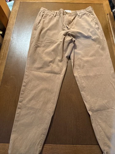 Everlane Pants Mens 32 Brown Chino Flat Front Zip Fly Joggers Co - photo 3