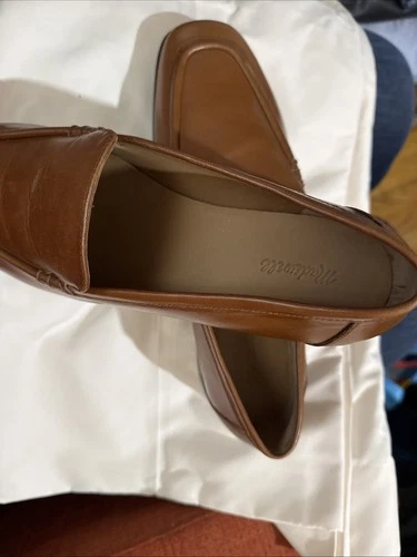 Madewell Women The Bennie Loafer Leather Sz 9.5 Warm Coffee - photo 3