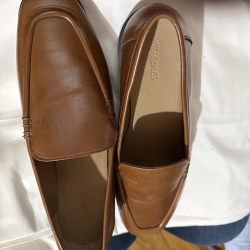 Madewell Women The Bennie Loafer Leather Sz 9.5 Warm Coffee - photo 5