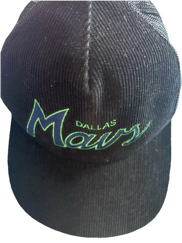 Dallas Mavericks Times Up Black Corduroy Trucker - Mitchell & Ne