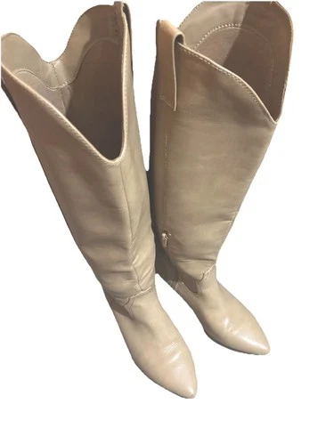 White Mountain Women's Light Brown Knee High Western Boots Size