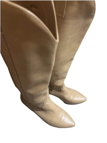 White Mountain Women's Light Brown Knee High Western Boots Size - photo 3
