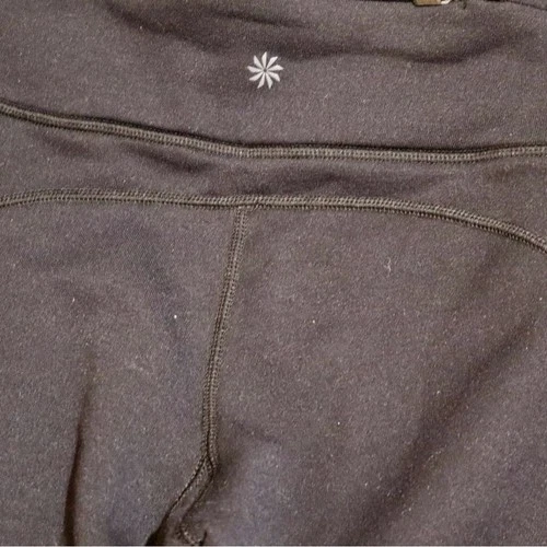 Athleta Altitude Charcoal Leggings XS - Fleece Lined - photo 3