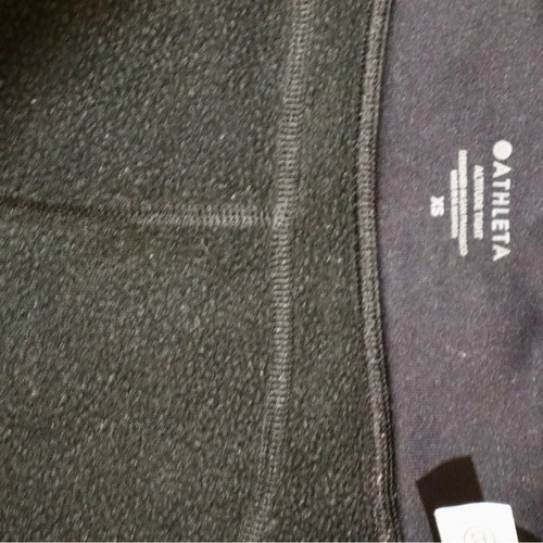 Athleta Altitude Charcoal Leggings XS - Fleece Lined - photo 4