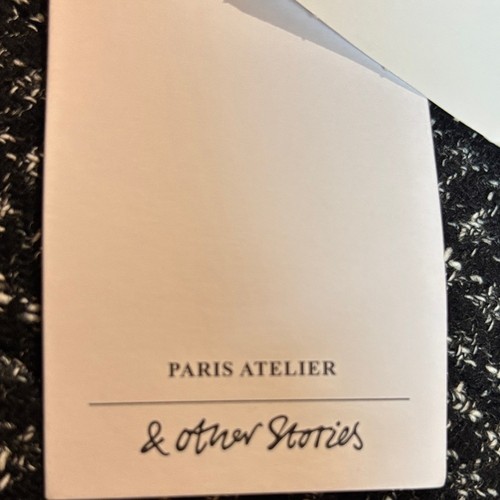 Paris Atelier & Other Stories Monochrome Tweed skirt.Great piece - photo 2