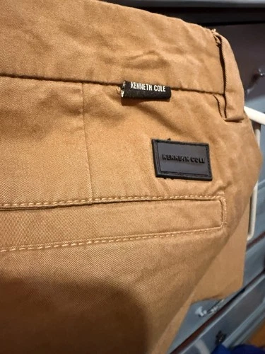 Kenneth Cole Men's COTTON STRETCH Tan Cargo Pants 32/30 - photo 5